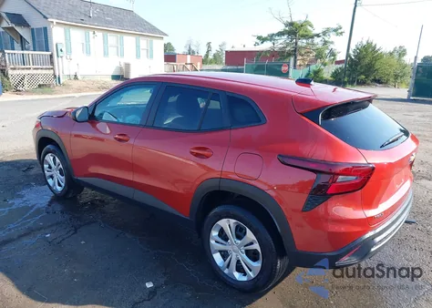 2024 Chevrolet Trax Fwd Sp z USA, uszkodzony, nr VIN KL77LFE28RC198208